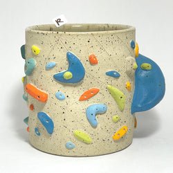Blue Hold Handle in Buff Speckled 15oz - R (Maker’s Pick)