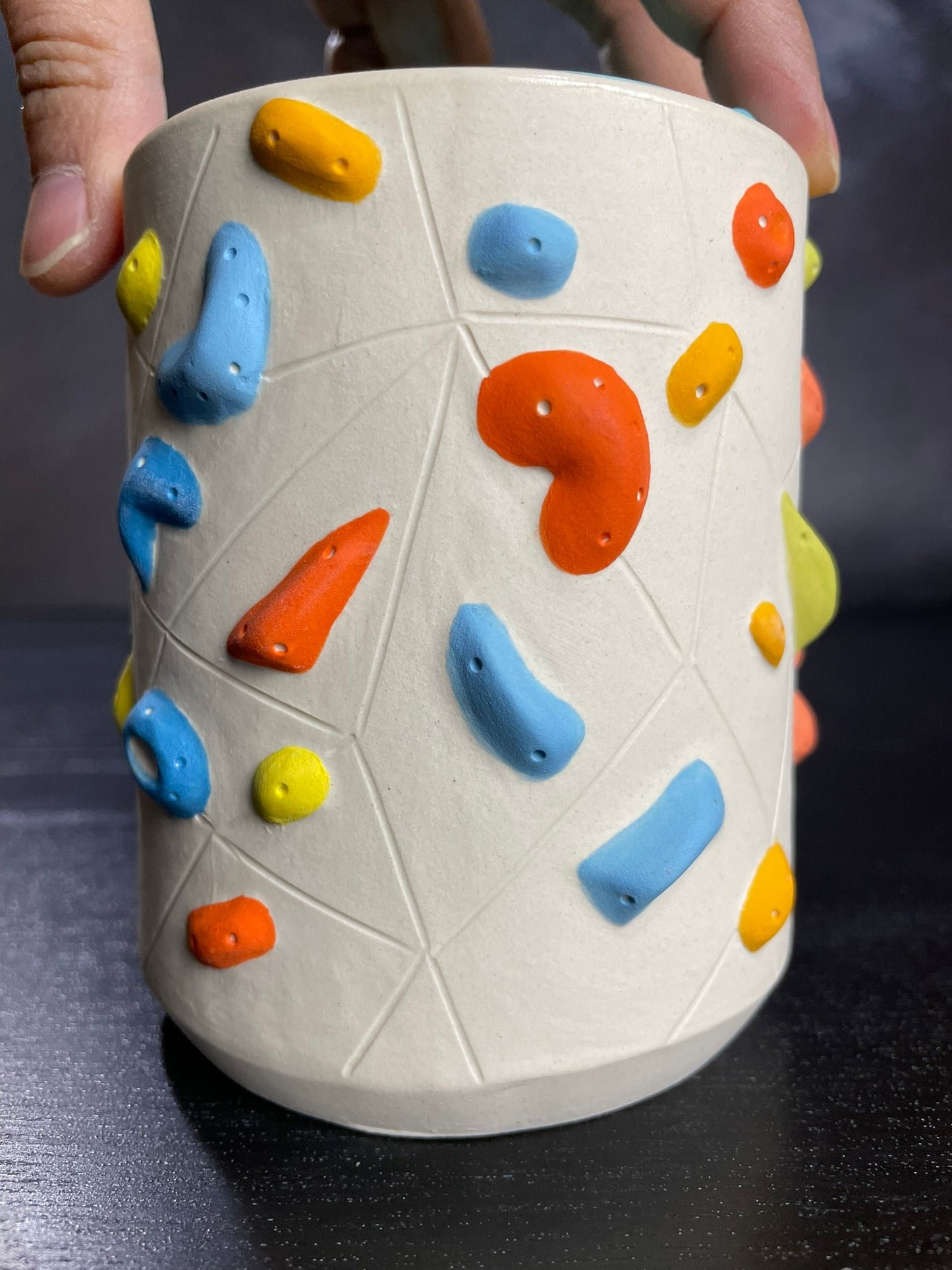 White Climbing Cup (no handle)