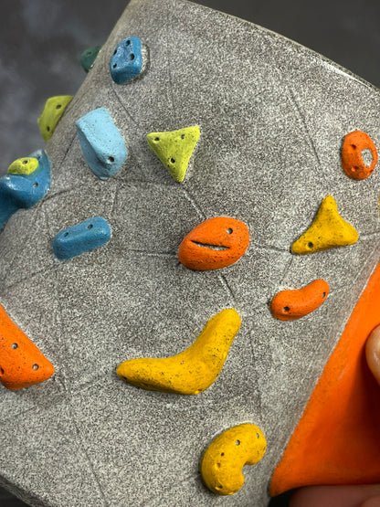 Granite Climbing Cup with Hold Handle 11-15oz - Handsculpted